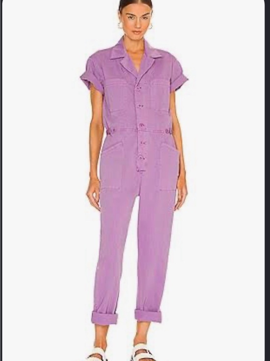 pistola Pants - pistola Grover jumpsuit in color Orchid